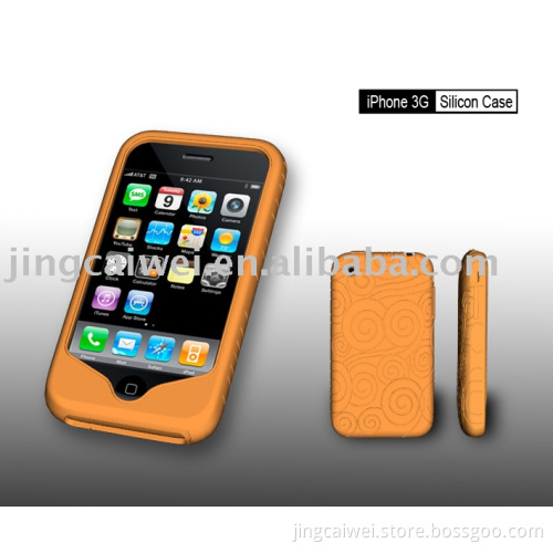 Olympics design silicon case for iPhone 3G